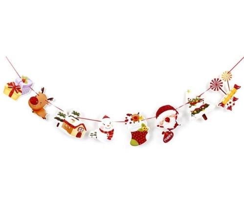 Новорічна гірлянда на стіну 2,8 м Різнокольоровий (9321)