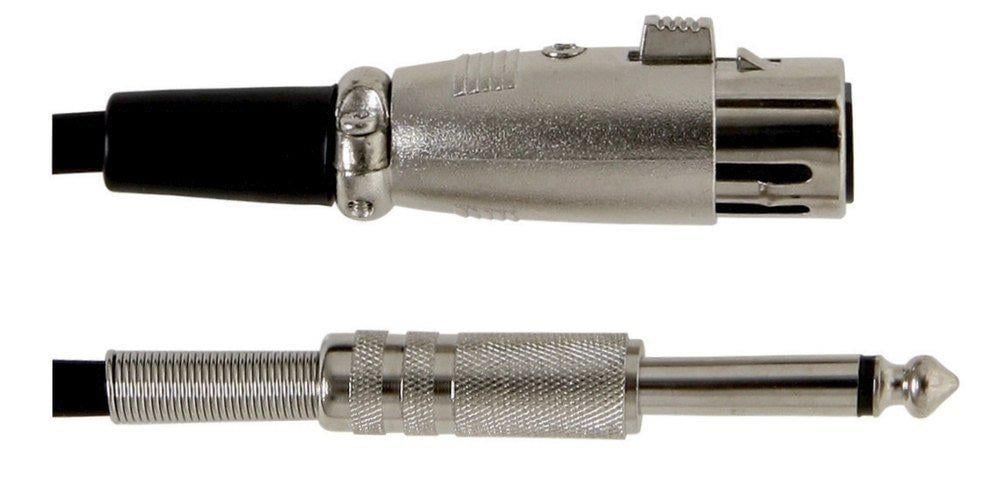 Кабель мікрофонний GEWA Basic Line XLR-f/Mono Jack 6,3 мм 9 м (G-190070)