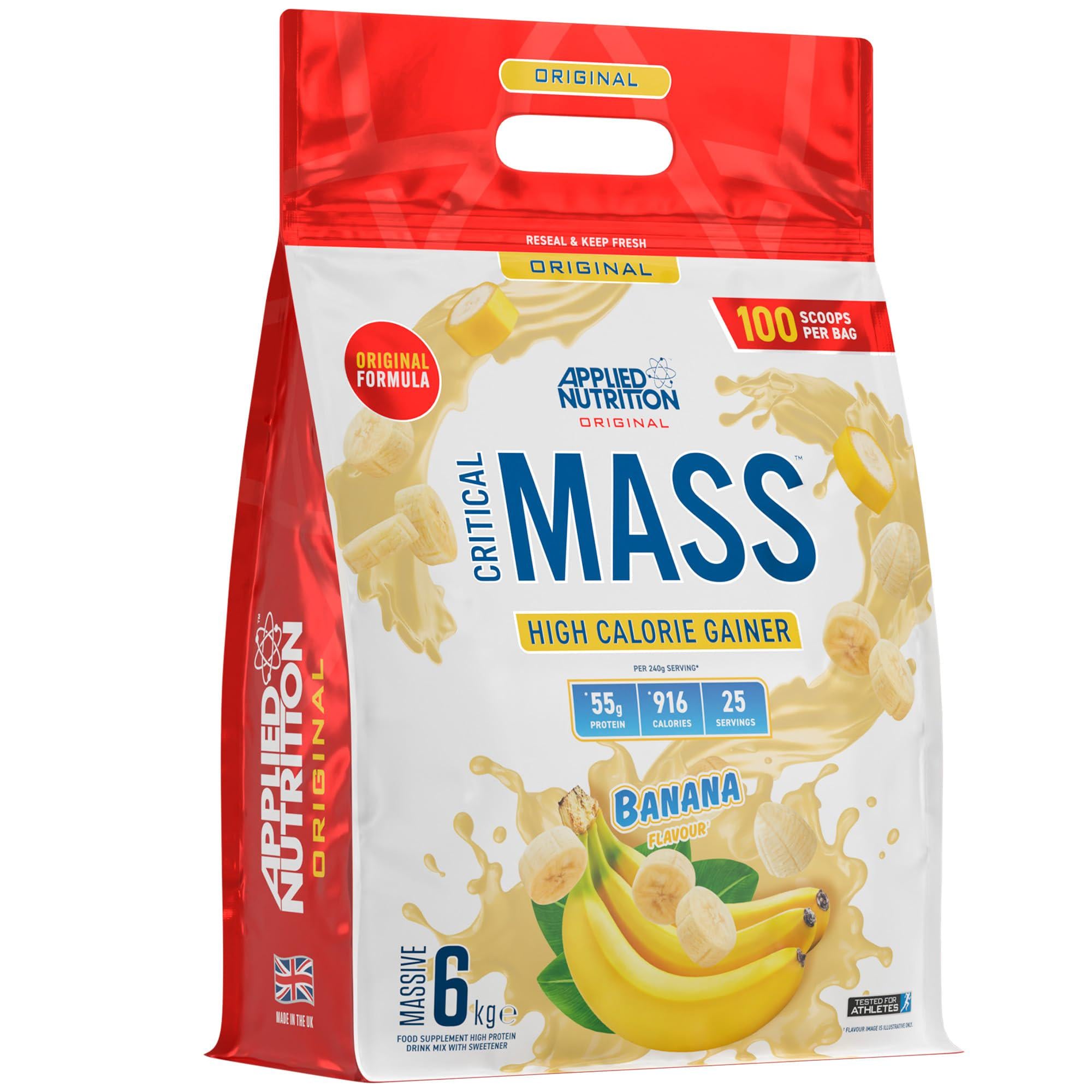 Гейнер Applied Nutrition Critical Mass Weight Gainer Banana 6 кг