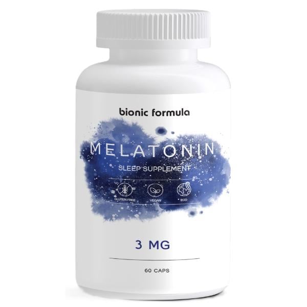 Мелатонин для сна Bionic Formula Melatonin 3 мг 60 капс. (000022394) Мелатонин для сна Bionic Formula Melatonin 3 мг 60 капс. (000022394)