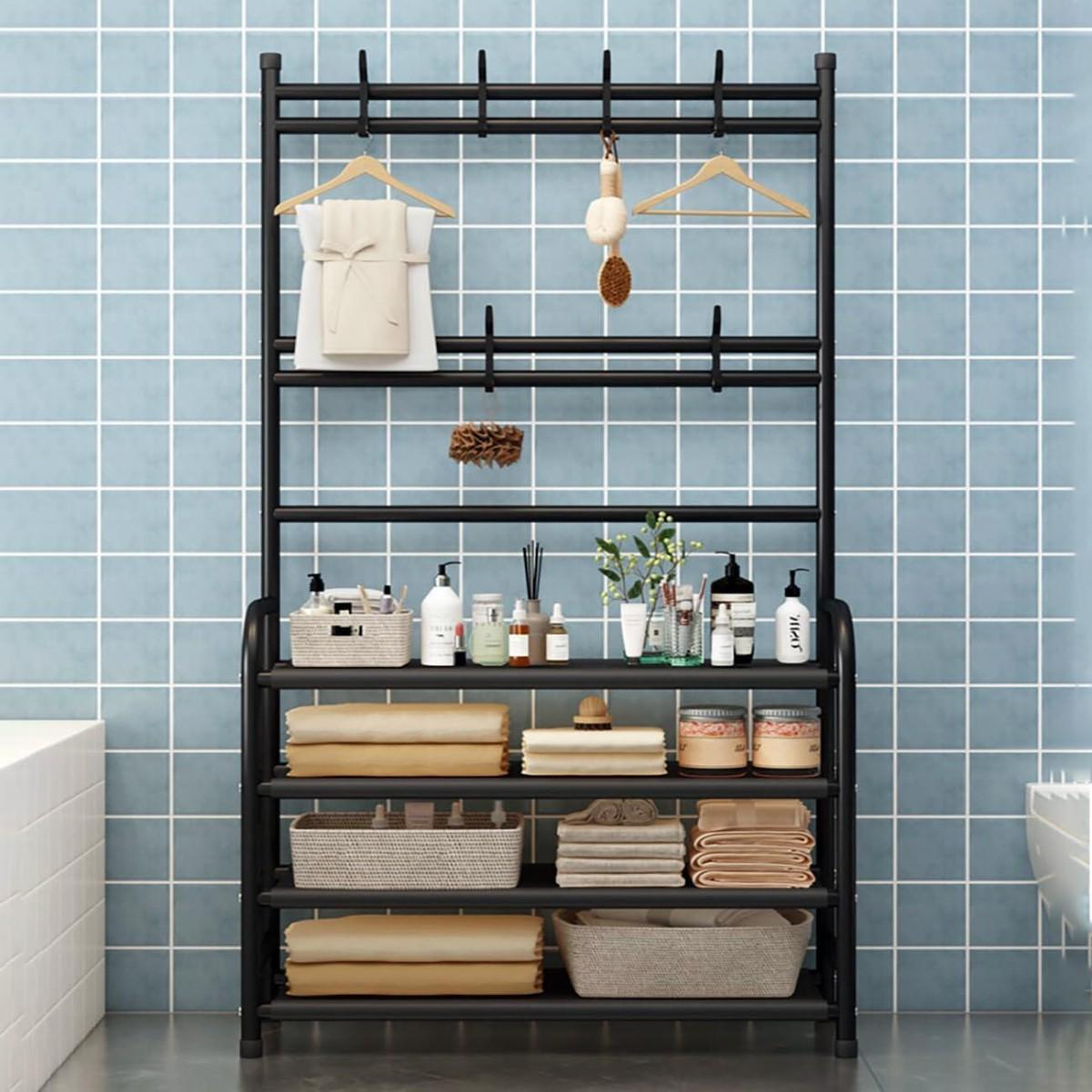 Вешалка-стойка для одежды и обуви Multifunctional Shoe&Hat Rack 80х25,5х170 см (R94054) - фото 5 Вешалка-стойка для одежды и обуви Multifunctional Shoe&Hat Rack 80х25,5х170 см (R94054) - фото 5