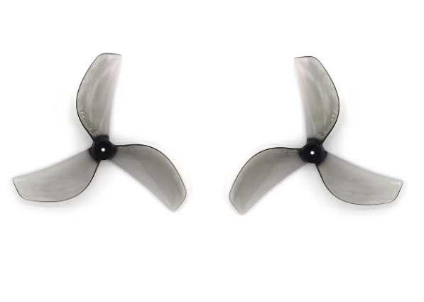 Пропелери GemFan 45 мм 1 мм/1,5 мм Прозорий/Сірий (21979485)