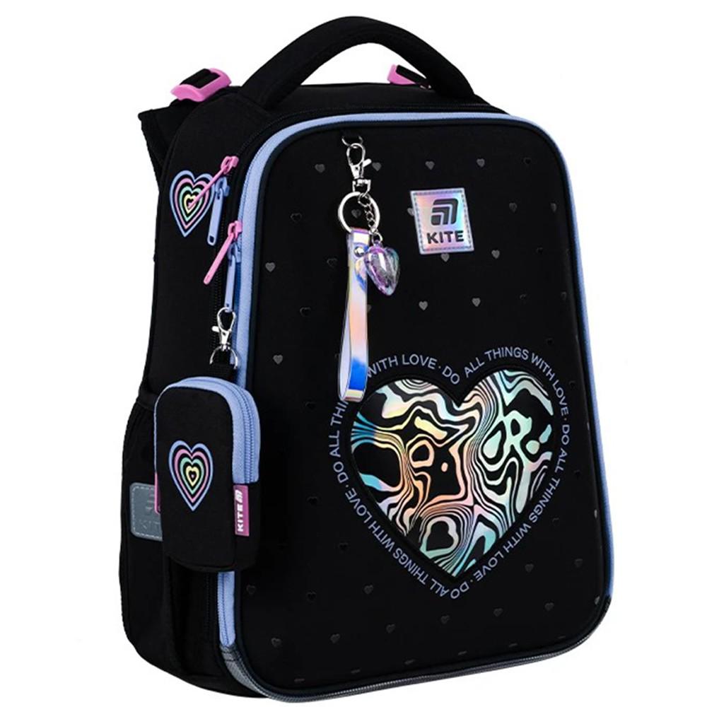 Школьный рюкзак каркасный KITE Education Love is (K25-531M-2)