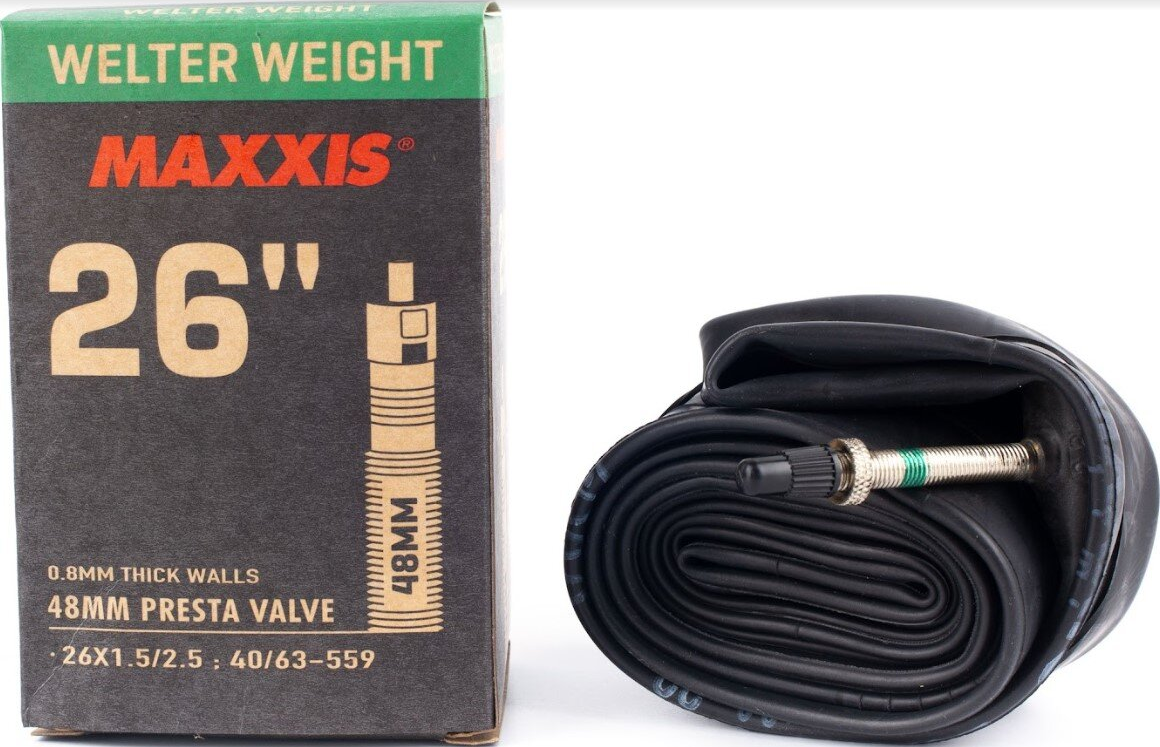 Велокамера Maxxis 26"x1,5"/2,5" Welter Weight Tube FV48 EIB00137000 (4717784039732) Велокамера Maxxis 26"x1,5"/2,5" Welter Weight Tube FV48 EIB00137000 (4717784039732)