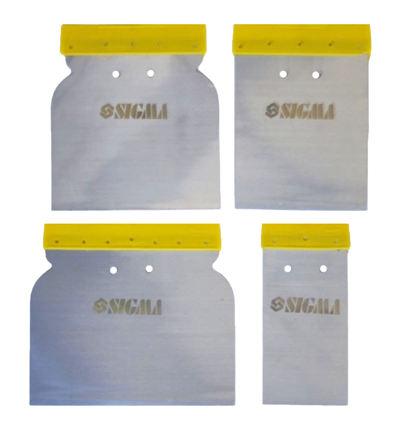 Набір шпателів Sigma з нержавіючої сталі 4 шт. (55601)