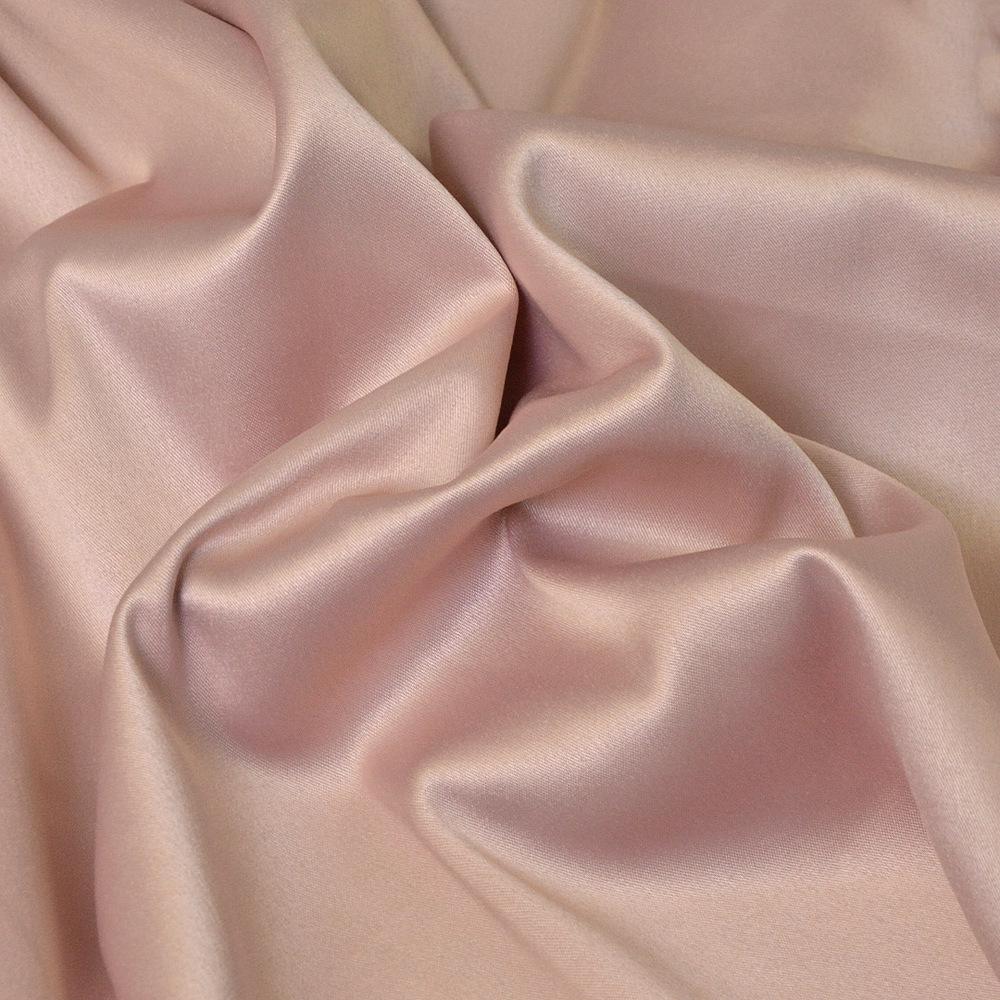 Ткань костюмно-плательная Атлас Lux V-6 Роза (11169)