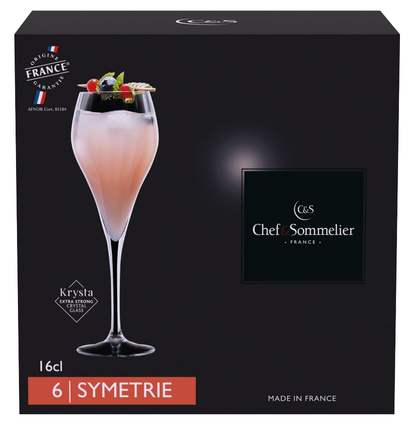 Келих для шампанського Chef&Sommelier SYMETRIE 6 шт. 160 мл (UG-V1375/1) - фото 6