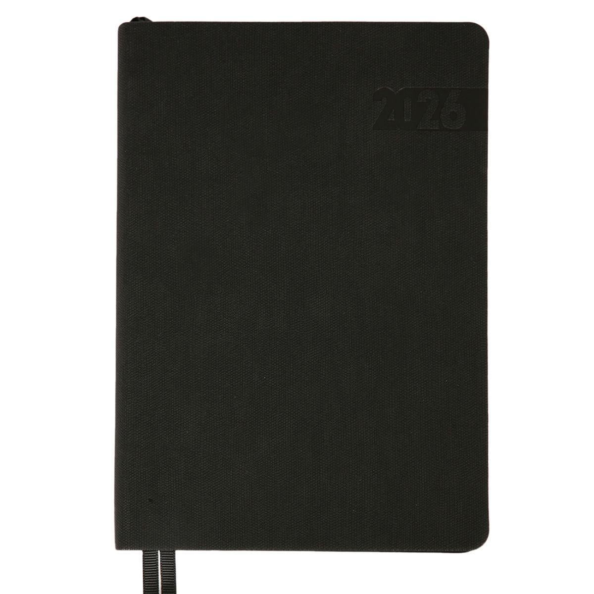 Дневник датированный 2026 Leo Planner Boss A5 368 стр. Черный (252634)