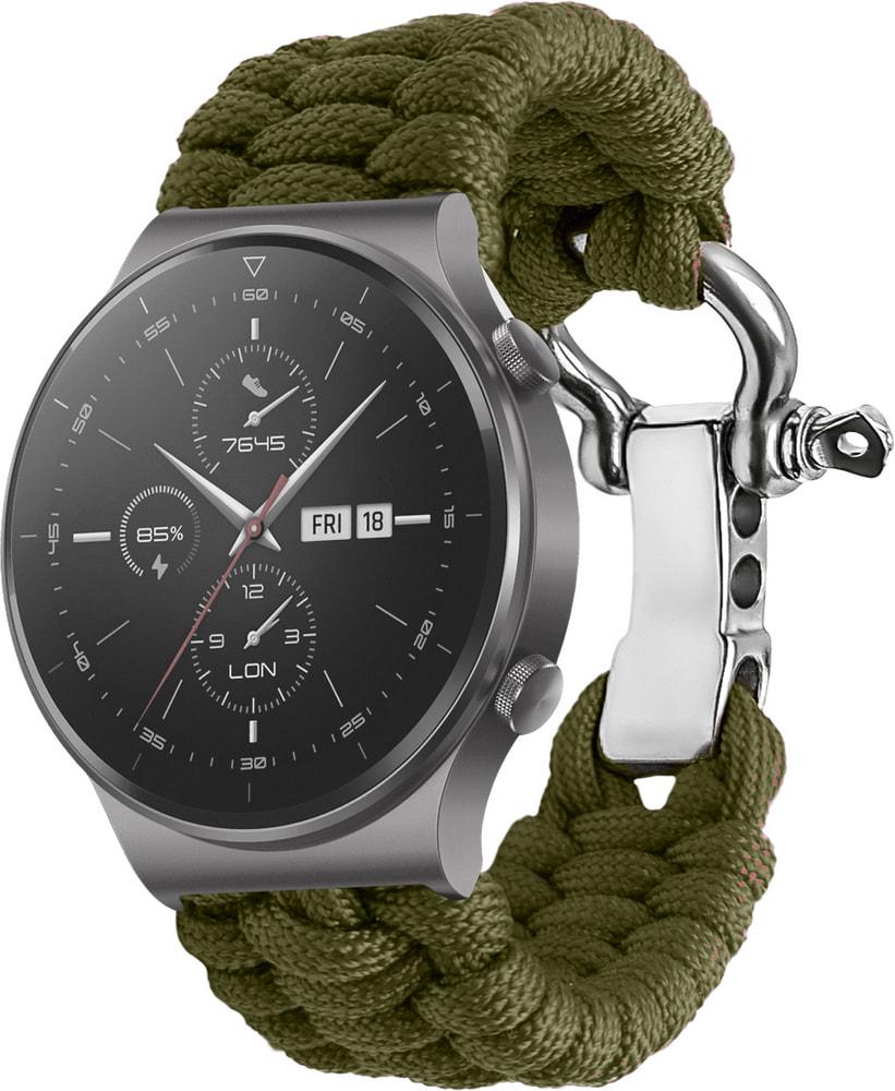 Ремешок из Паракорда Ruper для Huawei Watch GT 2 Pro (22mm) Khaki (30806-17)
