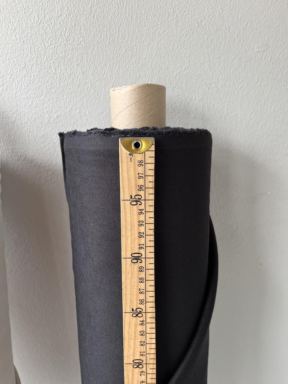 Ткань LINEN PLUS 56% лен 44% вискоза 143 см 147 Черный - фото 2