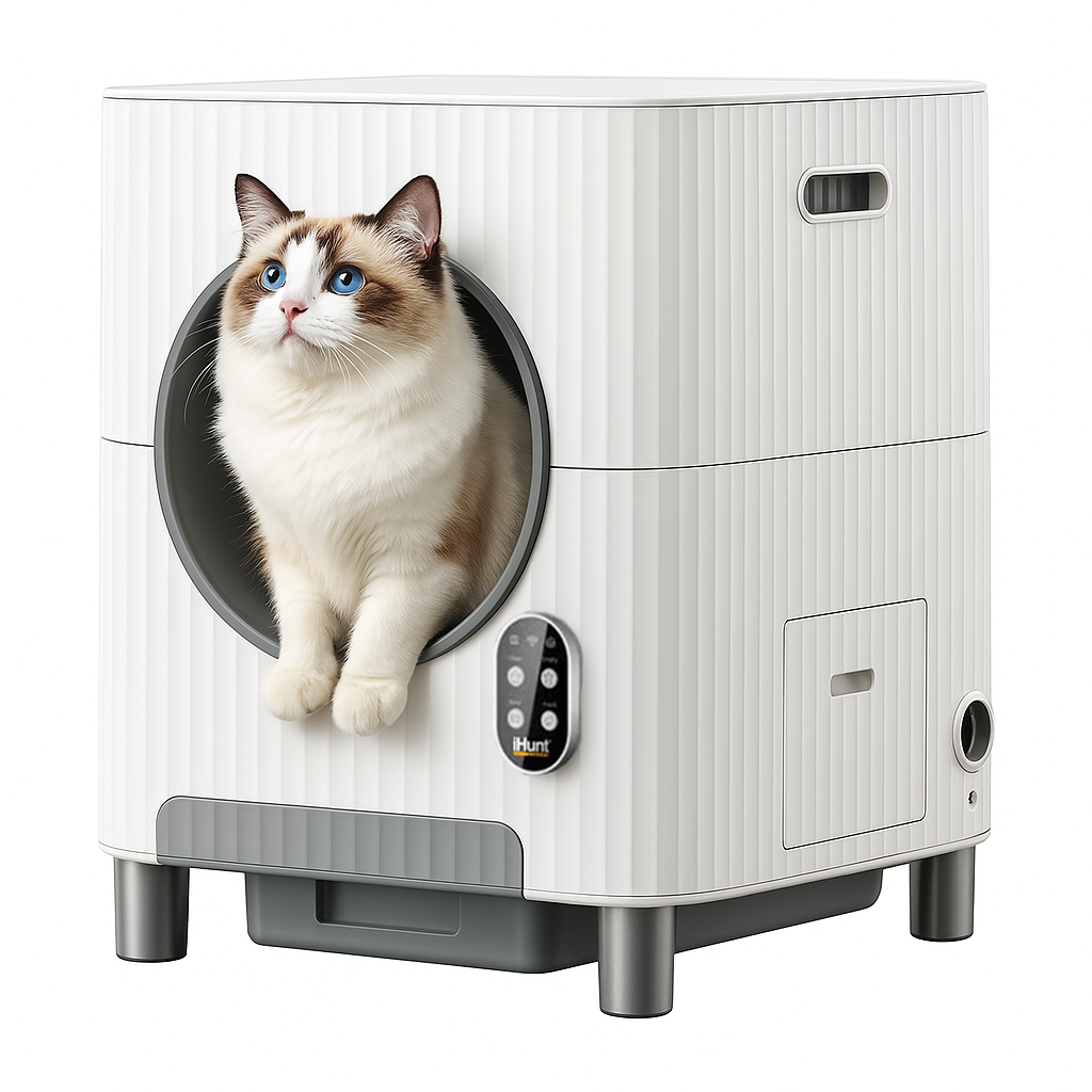 Лоток автоматический для кошек iHunt Smart Cat Litter V3