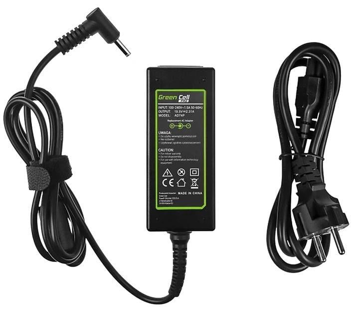 Адаптер питания Green Cell PRO 19,5V 2,31A 45W для ноутбука HP