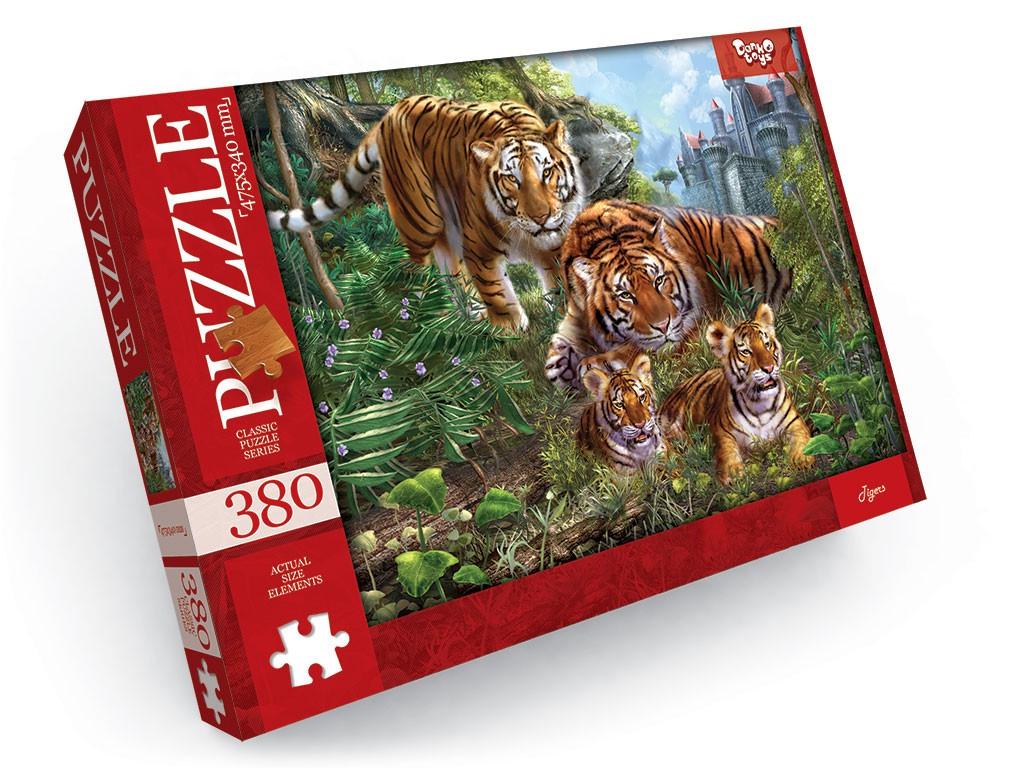 Пазлы детские Tigers 475х340 мм 380 эл. Пазлы детские Tigers 475х340 мм 380 эл.