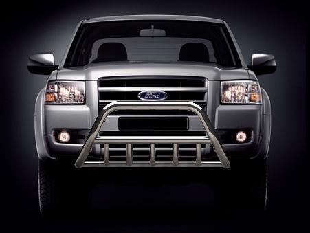 Кенгурятник WT003 CAN для Ford Ranger 2007-2011 гг. нержавеющая сталь Хром