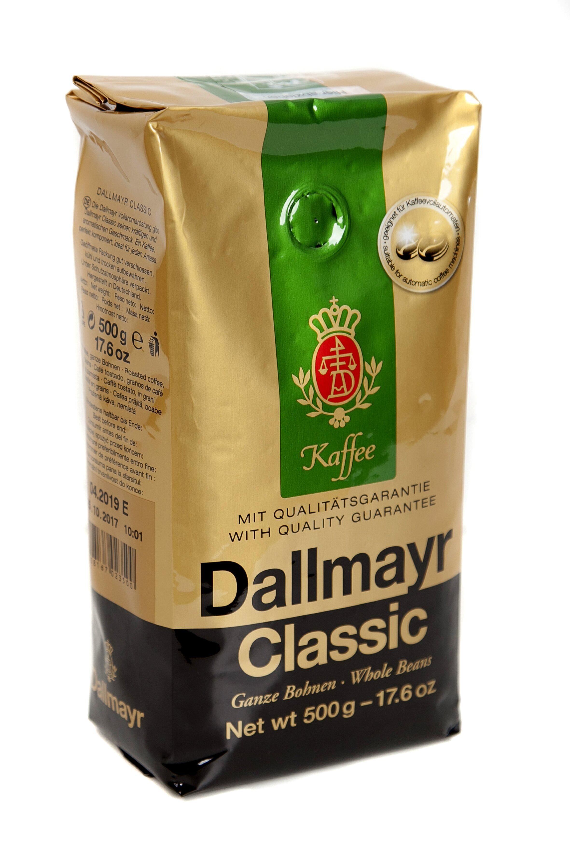 Кофе Dallmayr Classic в зернах 500 г (Bij10001516)