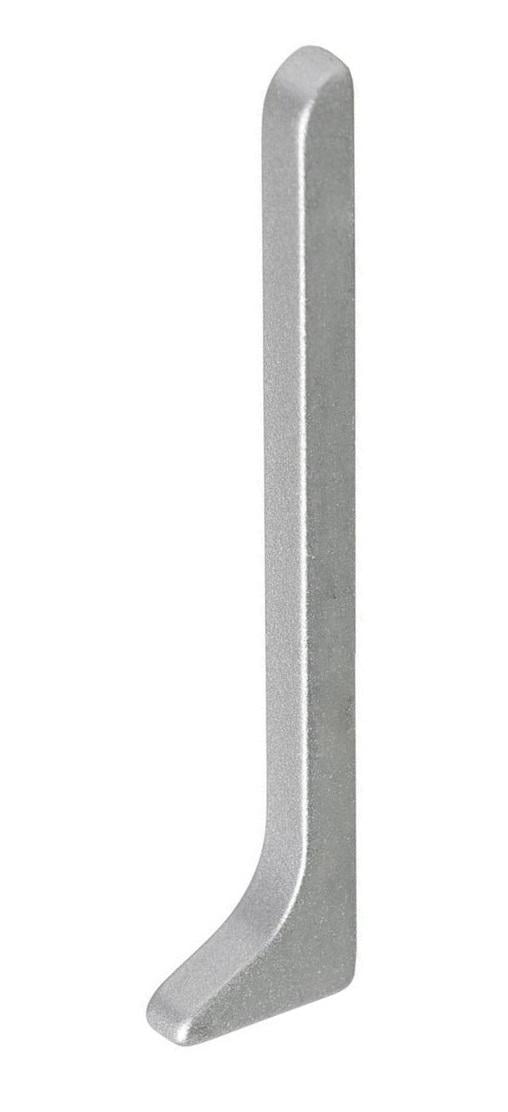 Заглушка на алюминиевый плинтус Standart Prof SP-40 права металл 40 мм Серый