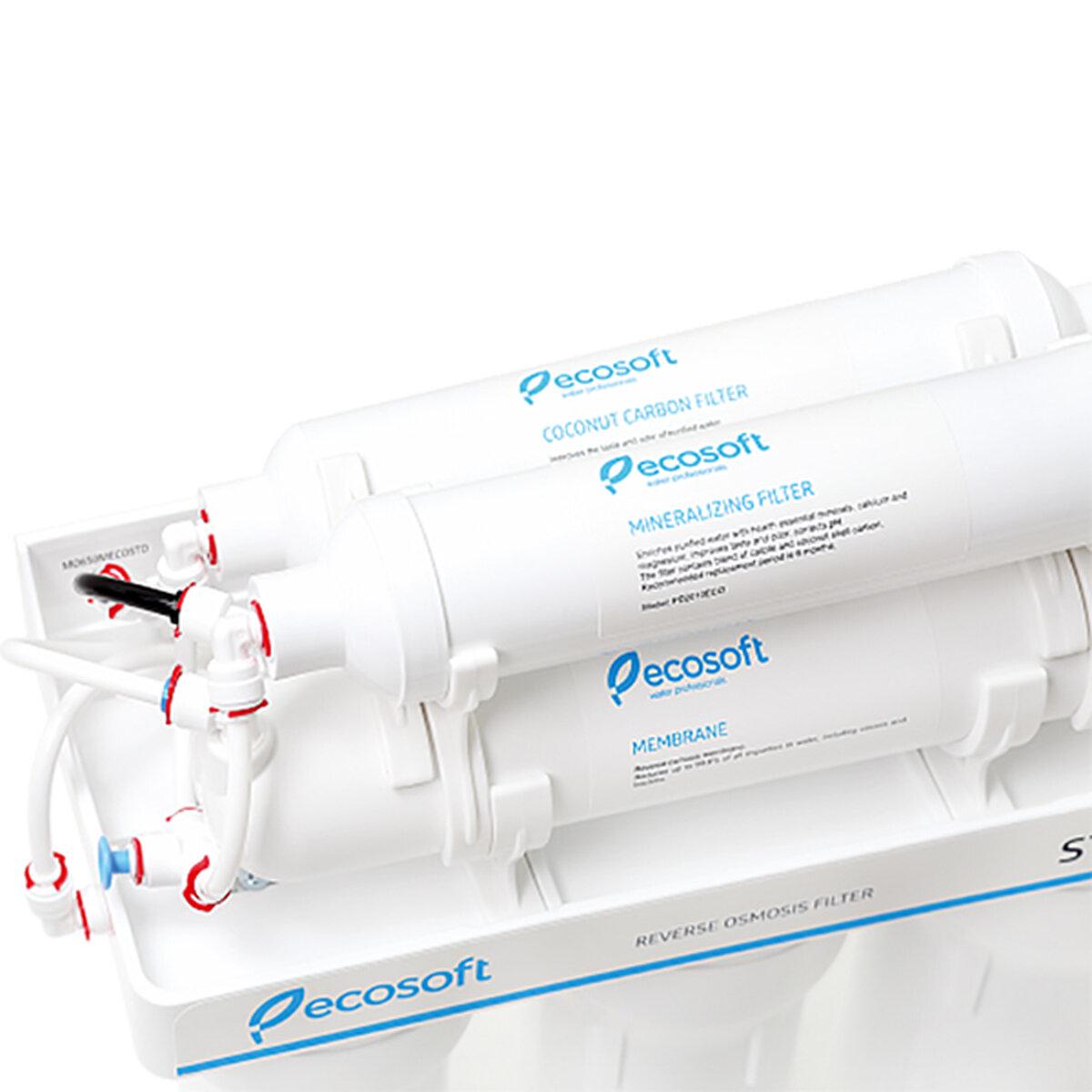 Фильтр обратного осмоса Ecosoft Standard 6-50 M c минерализатором (MO650MECOSTD) - фото 5 Фильтр обратного осмоса Ecosoft Standard 6-50 M c минерализатором (MO650MECOSTD) - фото 5