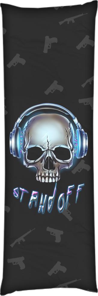 Подушка дакимакура Standoff 2 Scull Art 40x100 см (13531109)