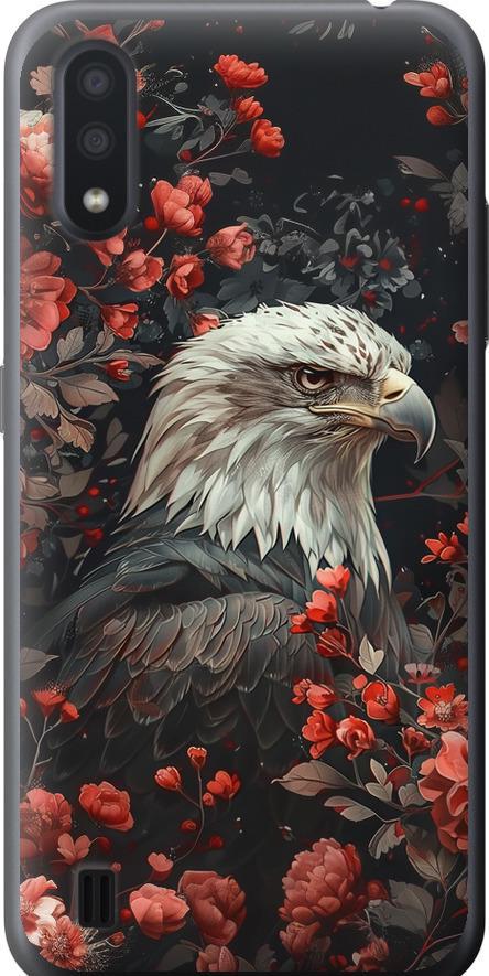 Чехол на Samsung Galaxy A01 A015F Цветочный страж (6102u-1842-42517)
