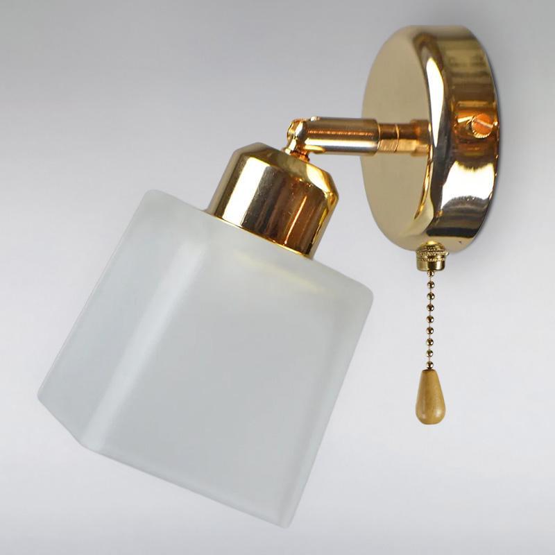 Бра настенное Light House NM-14811/1W FGD+WT E27 CT Золото