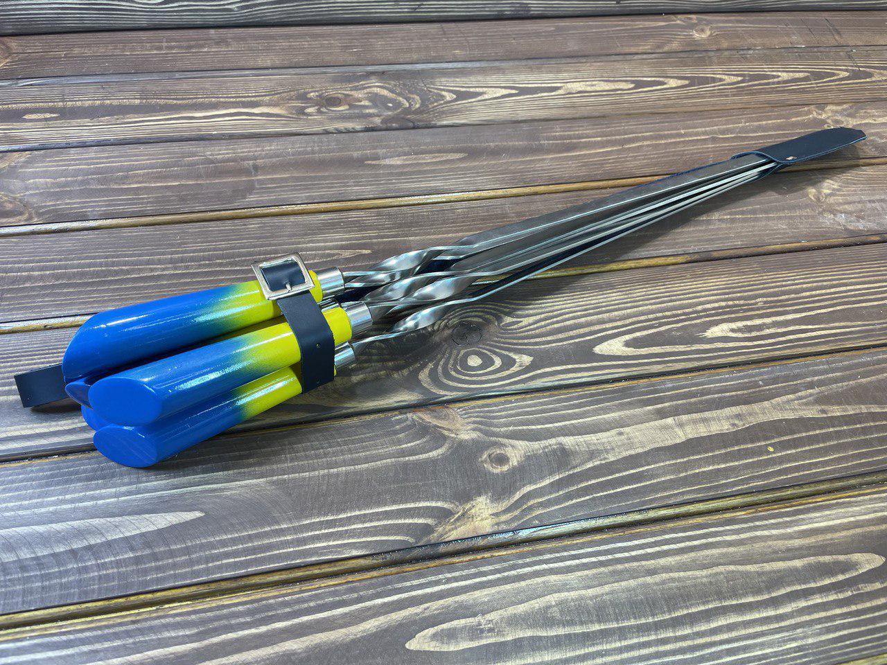 Набор шампуров Piknik UA Lux для шашлыка/барбекю