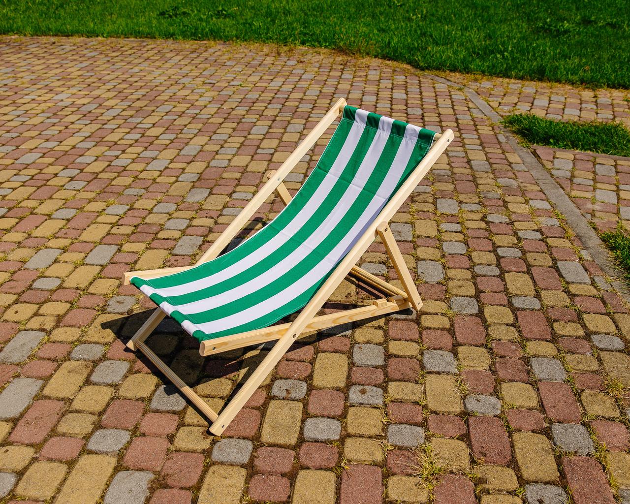 Шезлонг для дачи тканевый XRmaster Зеленый (КШ-005) Шезлонг для дачи тканевый XRmaster Зеленый (КШ-005)