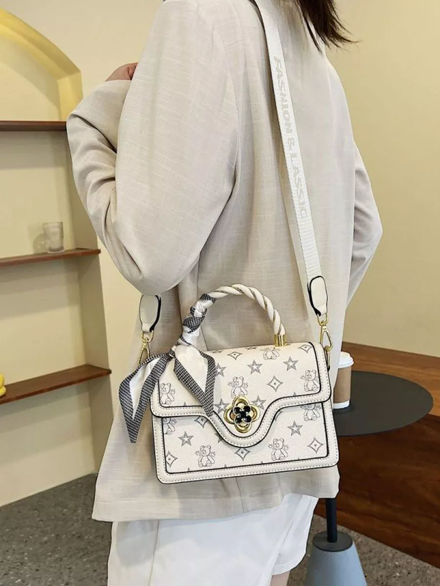 Сумка-клатч женская Beibaobao через плечо Белый (878763) - фото 6 Сумка-клатч женская Beibaobao через плечо Белый (878763) - фото 6