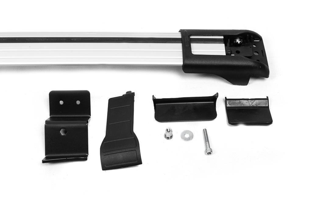 Перемички на рейлинг под ключ Erkul WingBar V1 для Renault Duster 2024- рр. алюминий/пластик 2 шт. Серый (166179) - фото 5