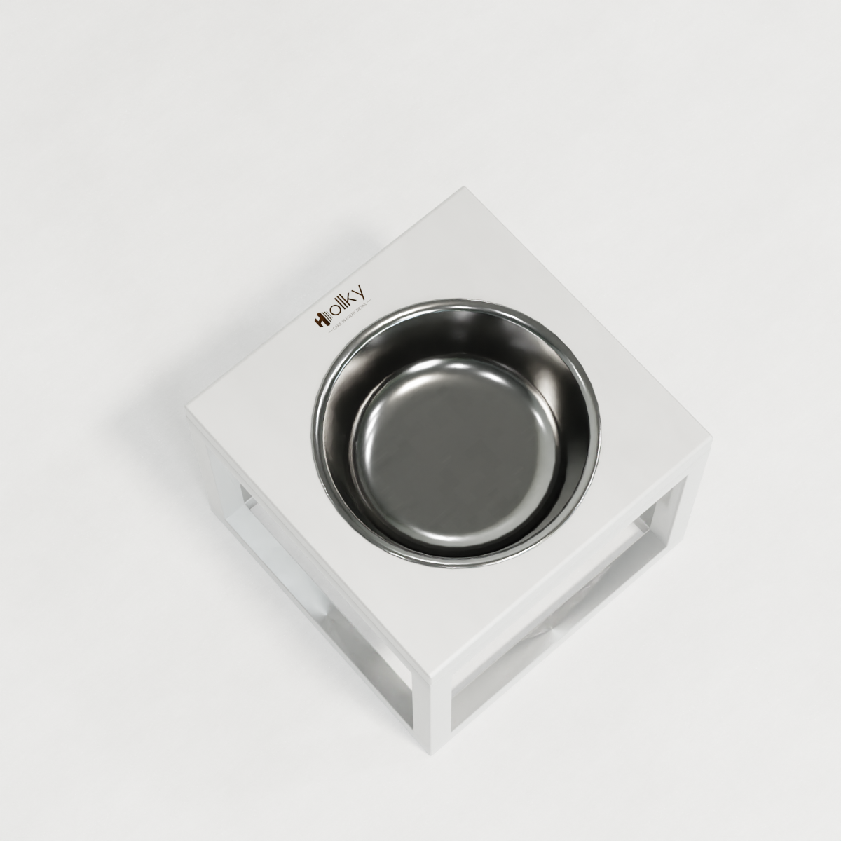 Миска на подставке для больших собак Hollky Base Solo XL 1,8 л (XL-262620-WHWH) - фото 5 Миска на подставке для больших собак Hollky Base Solo XL 1,8 л (XL-262620-WHWH) - фото 5