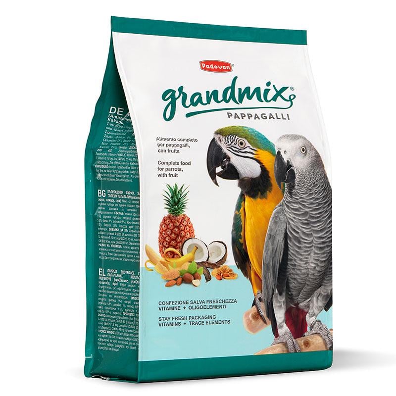 Корм для больших попугаев Padovan Grandmix Pappagalli 2 кг (24390183)