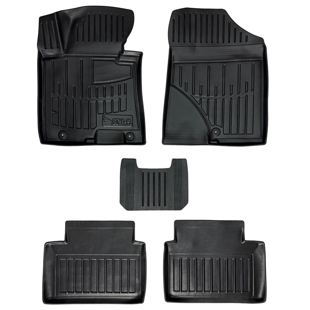 Коврики в салон SOVA-PL для Hyundai i30 GD 2011-2016 резиновые 5 шт. Черный (28800642) Коврики в салон SOVA-PL для Hyundai i30 GD 2011-2016 резиновые 5 шт. Черный (28800642)