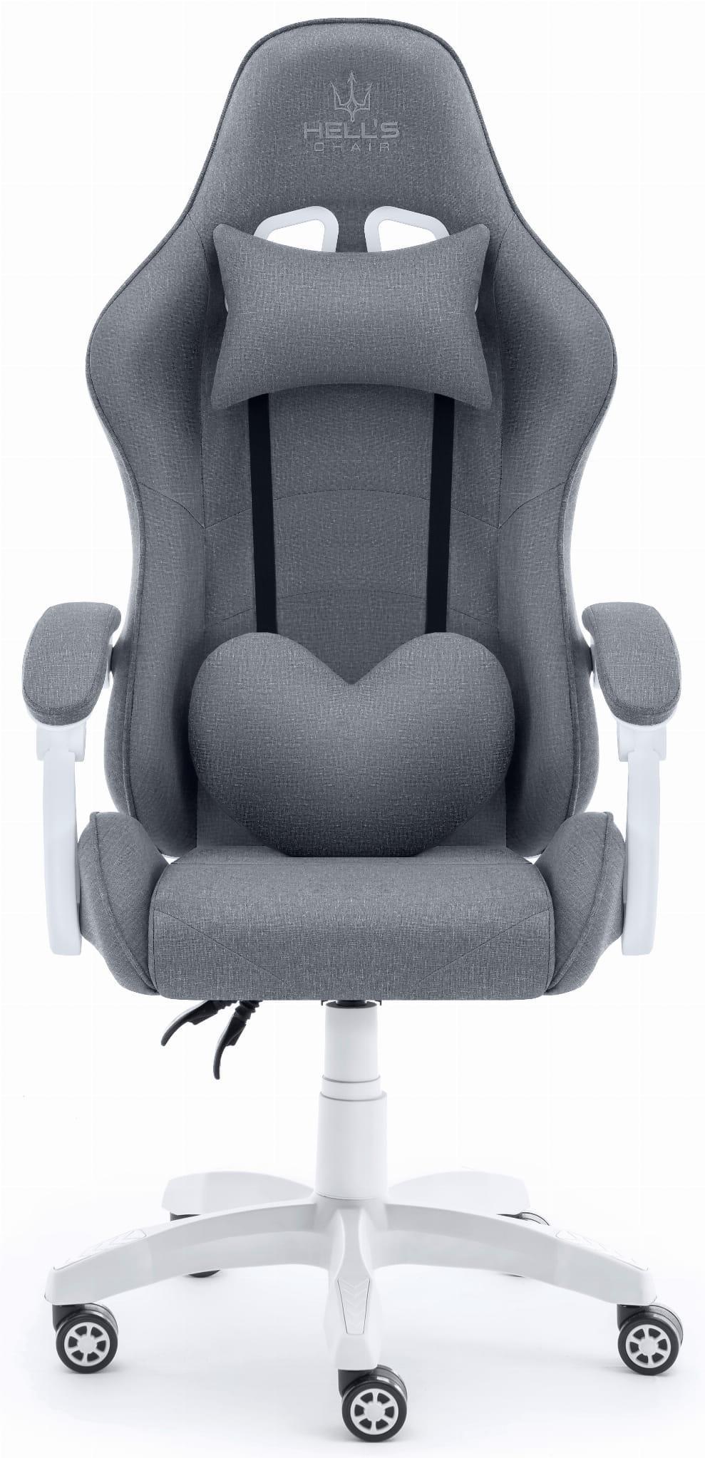 Кресло компьютерное Hell's Rainbow тканевое Gray (5904204981651) - фото 2