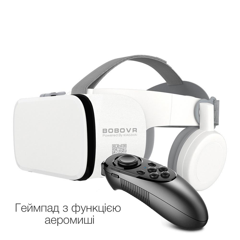 Очки виртуальной реальности Bobo VR Z6 с пультом-геймпадом Белый - фото 4