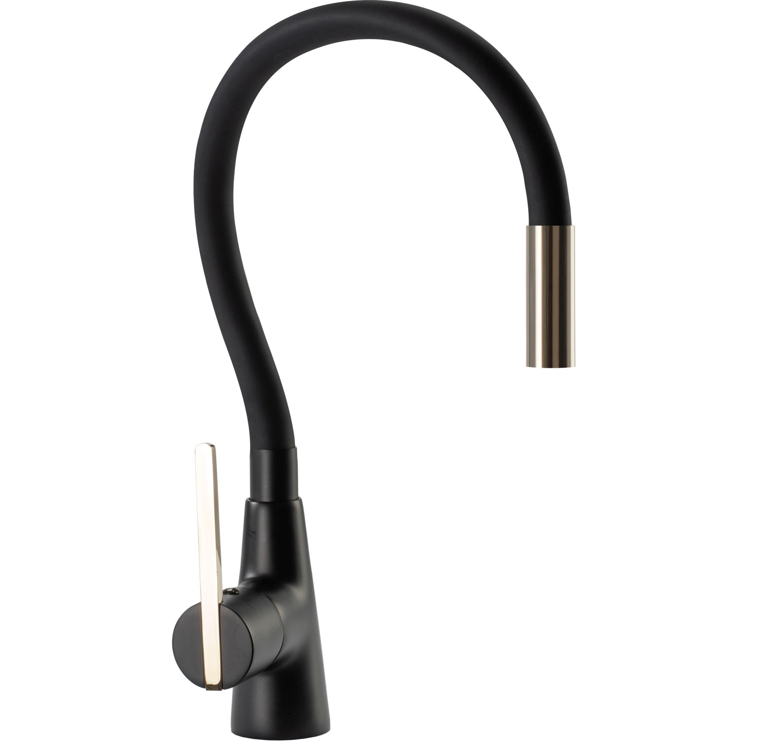 Смеситель для кухни CUBO REA ICON B5682 reac-00000000670 с гибким изливом Черный (165196)