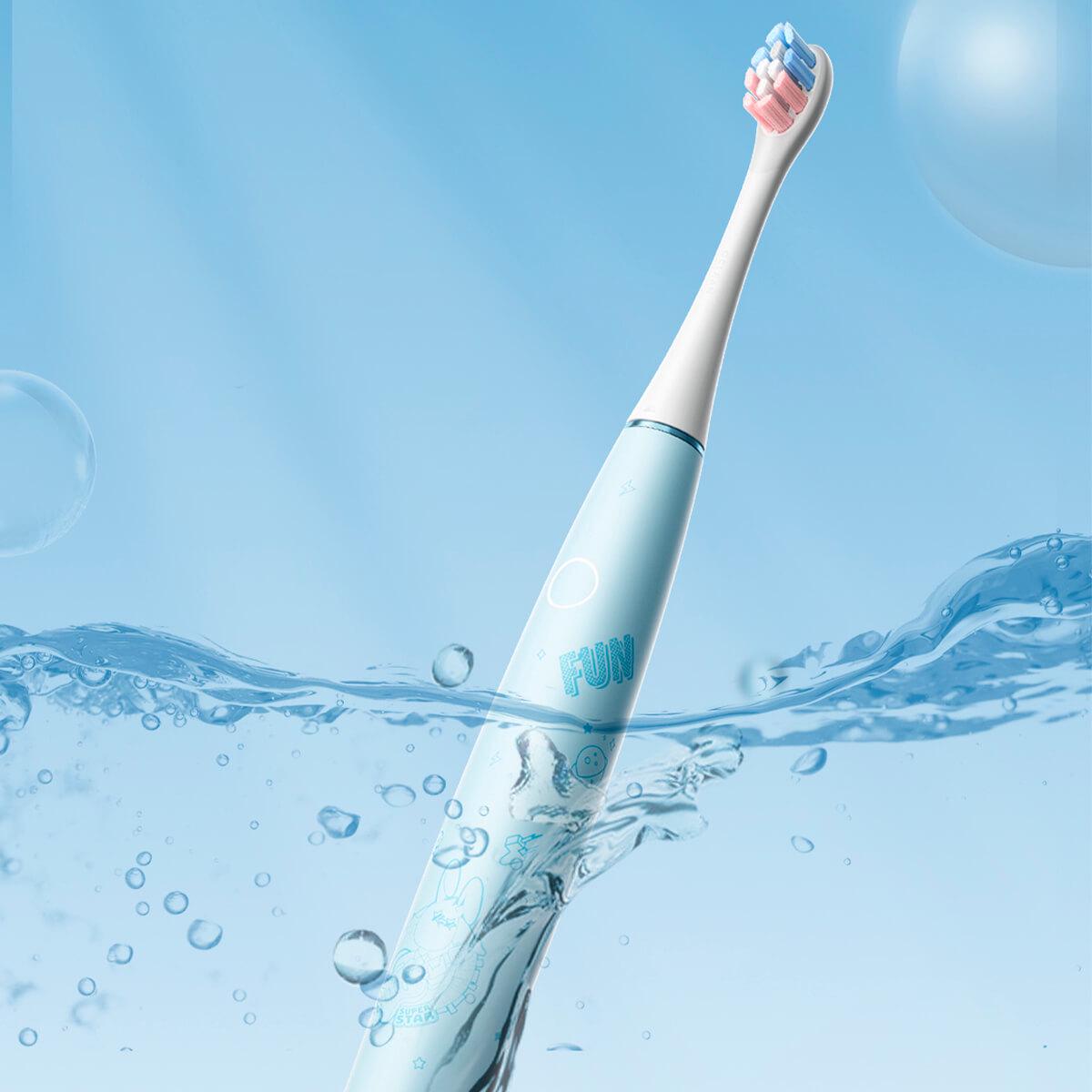 Електрична зубна щітка дитяча Oclean Kids Electric Toothbrush Blue - фото 4