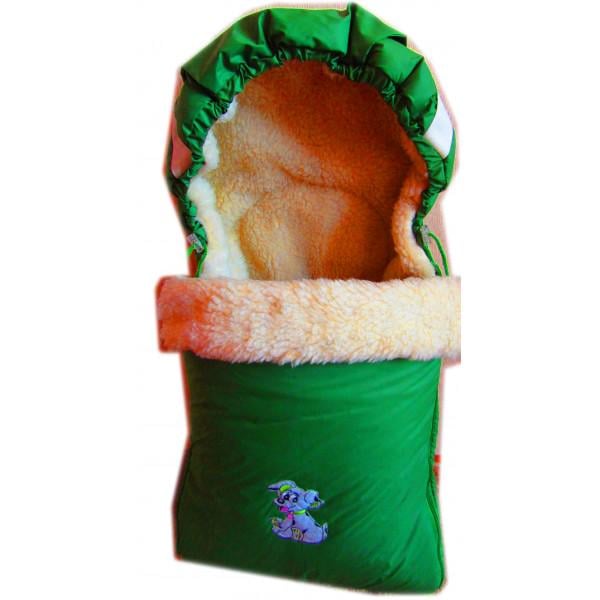 Конверт зимовий Baby в коляску/санки 4в1 Зелений Конверт зимовий Baby в коляску/санки 4в1 Зелений