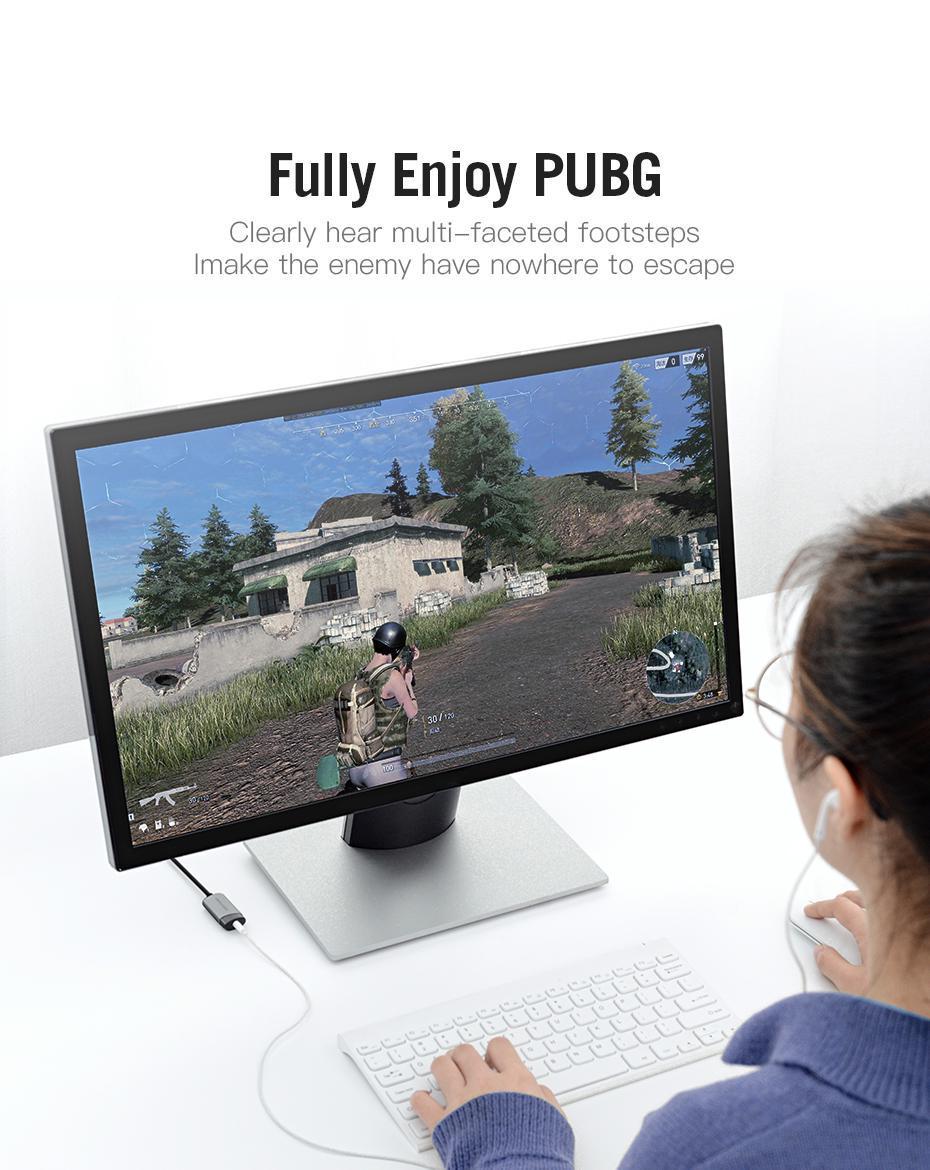 Звукова карта з підтримкою мікрофону Vention USB-3,5 мм minijack 16 біт/48 кГц TRRS AUX 2-піновий Сірий (CDJHB) - фото 7 Звукова карта з підтримкою мікрофону Vention USB-3,5 мм minijack 16 біт/48 кГц TRRS AUX 2-піновий Сірий (CDJHB) - фото 7