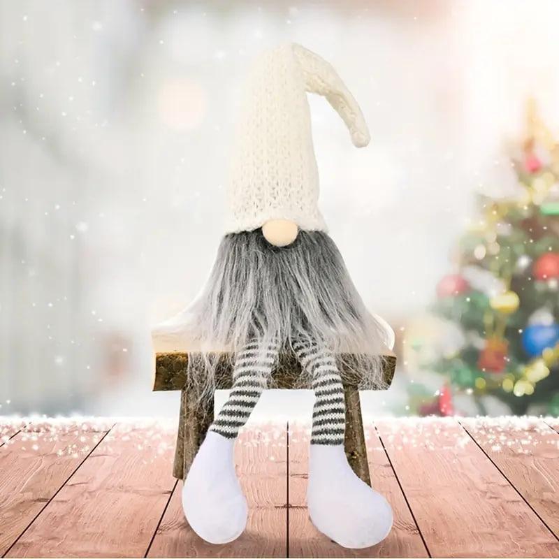 Фигурка сидячего гнома рождественская 24х7х6 см Белый (2807786859) Фигурка сидячего гнома рождественская 24х7х6 см Белый (2807786859)