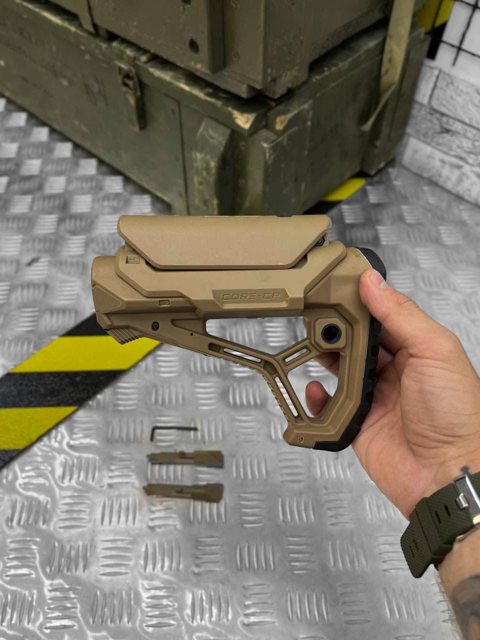 Приклад FAB Defense GL-CORE CP без трубы Coyote - фото 2 Приклад FAB Defense GL-CORE CP без трубы Coyote - фото 2