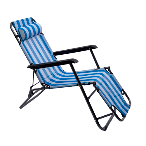 Кресло-шезлонг Stenson MH-3913 M 153x60x80 см Blue/White (34063785) Кресло-шезлонг Stenson MH-3913 M 153x60x80 см Blue/White (34063785)