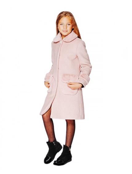 Пальто демісезонне для дівчинки Lukas 128 см Рожевий (9310/128) - фото 2 Пальто демісезонне для дівчинки Lukas 128 см Рожевий (9310/128) - фото 2