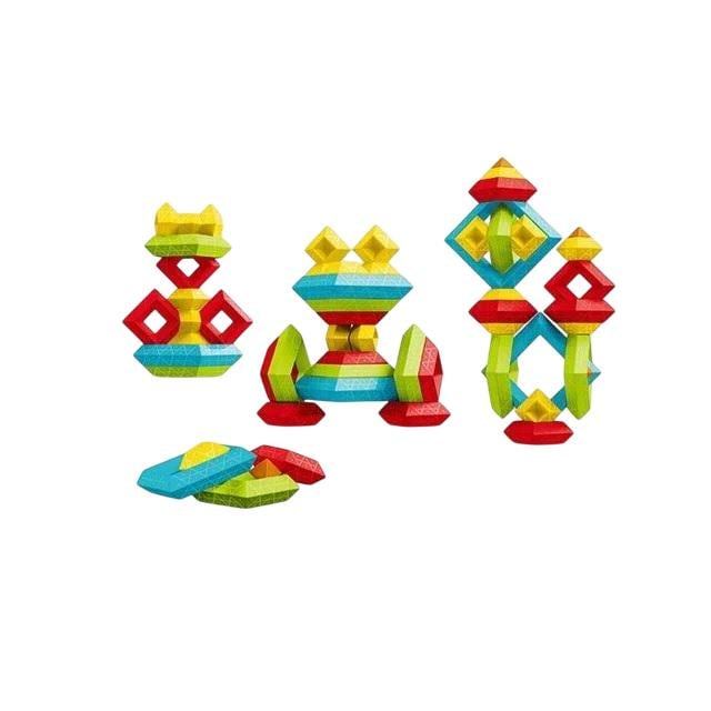 Конструктор дитячий 30 елементів/геометричні фігури Multicolor (163327)