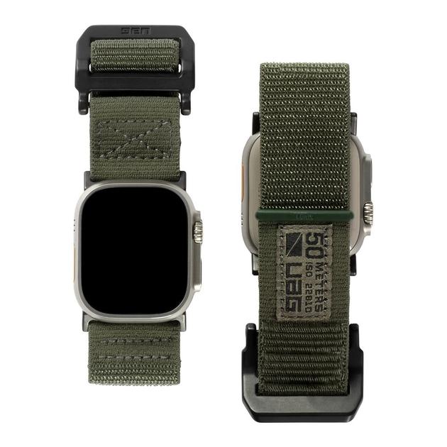 Ремінець UAG Active Watch Strap для Apple Watch Ultra 49 мм Foliage Зелений - фото 2