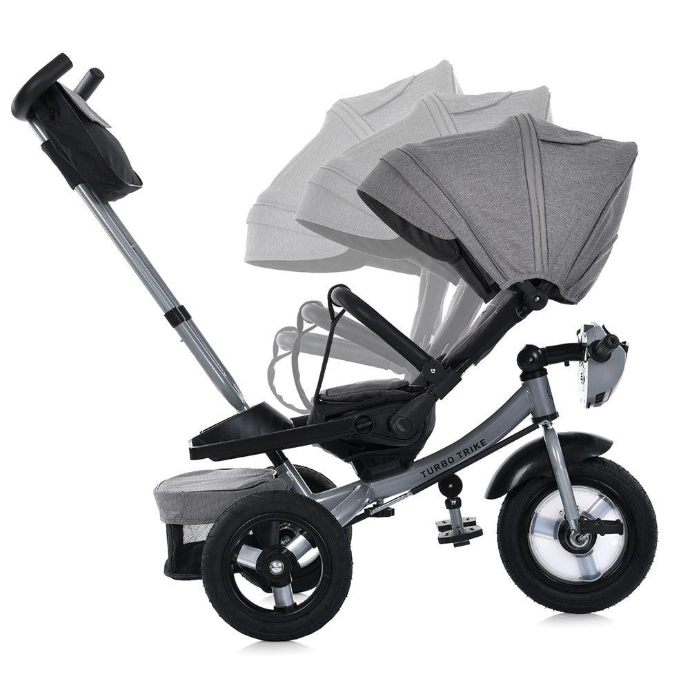 Дитячий велосипед триколісний Turbo Trike MT 1007 гумові колеса Сірий (723286211) - фото 3 Дитячий велосипед триколісний Turbo Trike MT 1007 гумові колеса Сірий (723286211) - фото 3