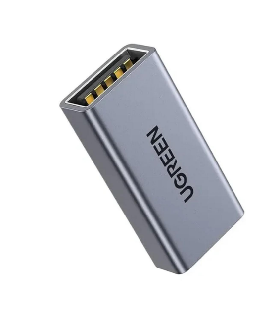 Переходник USB 3.0 Ugreen US381 Type-A 5 Гбит/с алюминиевый Серый (20119)
