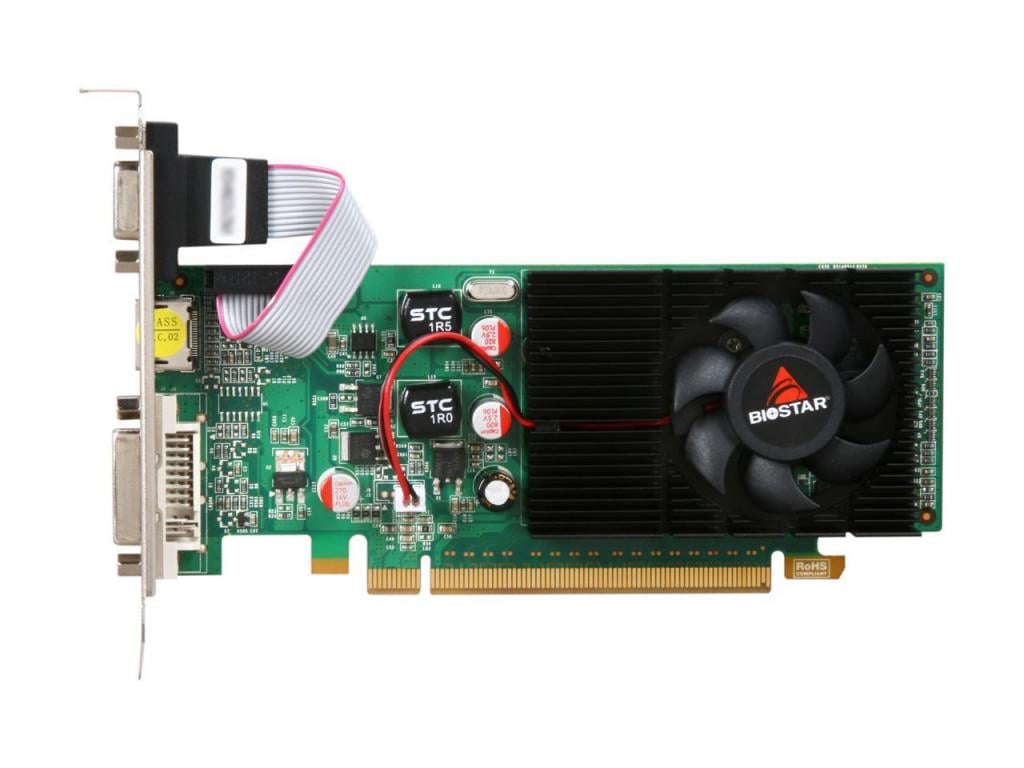 Видеокарта Biostar GT 210 1GB D3 LP VN2103NHG6 GDDR3 64 bit PCI-E 2.0x16