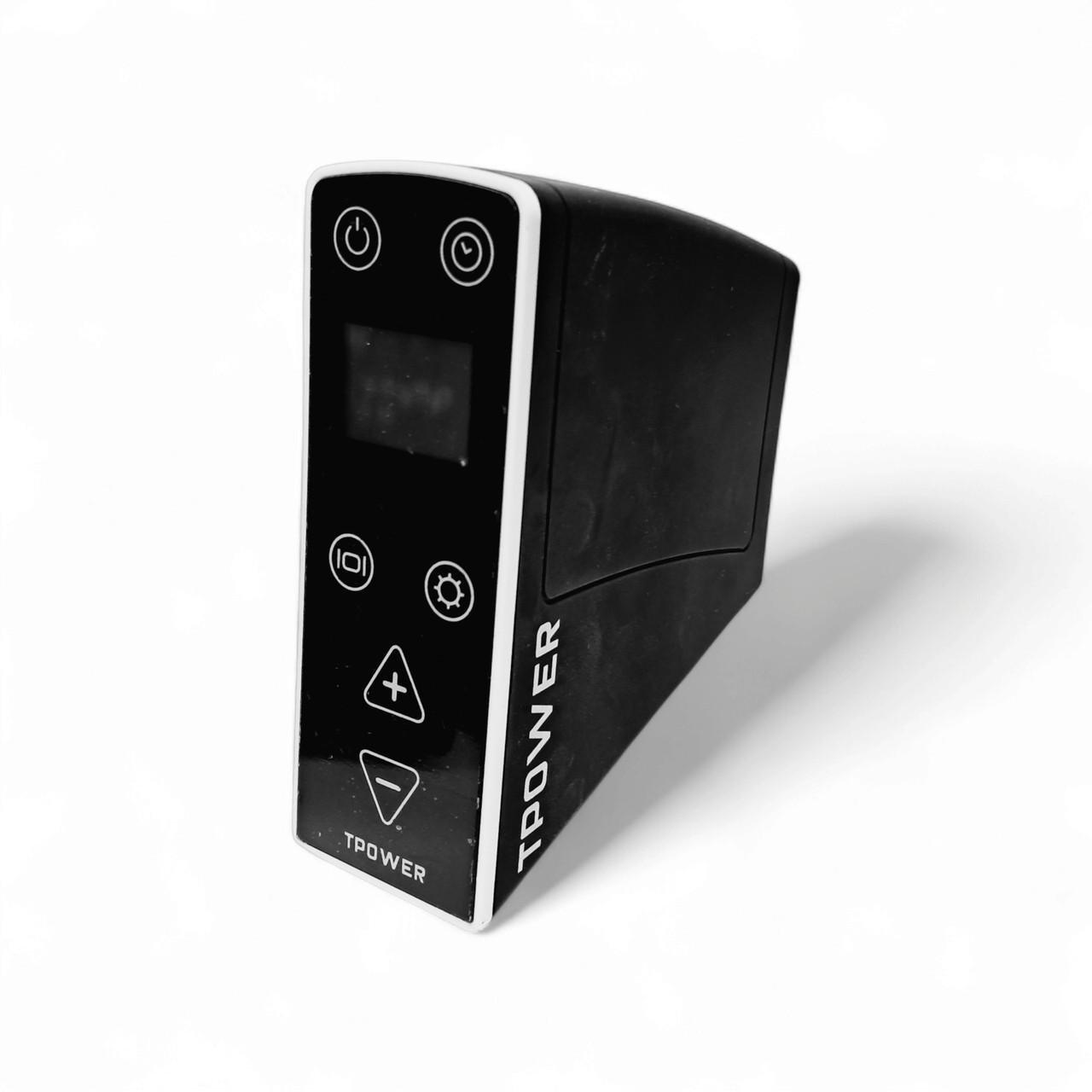 Блок питания для тату пластиковой машинки с электронным табло Черный (SPYRO PS400)