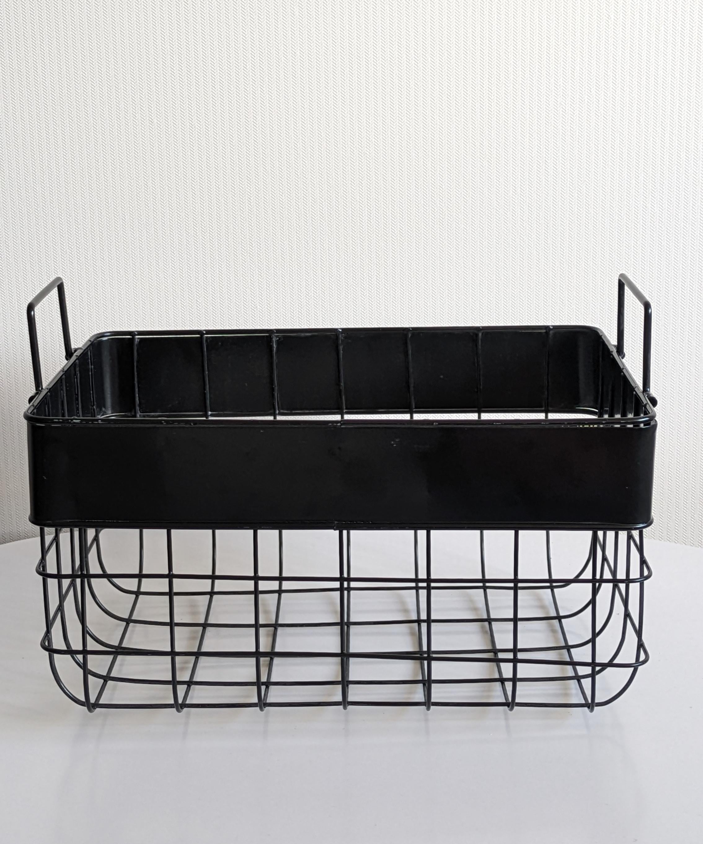 Кошик металевий L Чорний (15232)