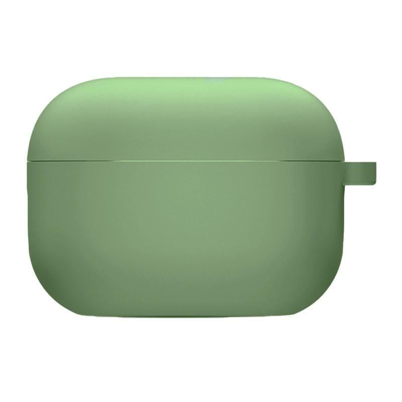 Футляр силіконовий Epik для навушників Airpods 4 з мікрофіброю М'ятний/Mint (00000075783_20)