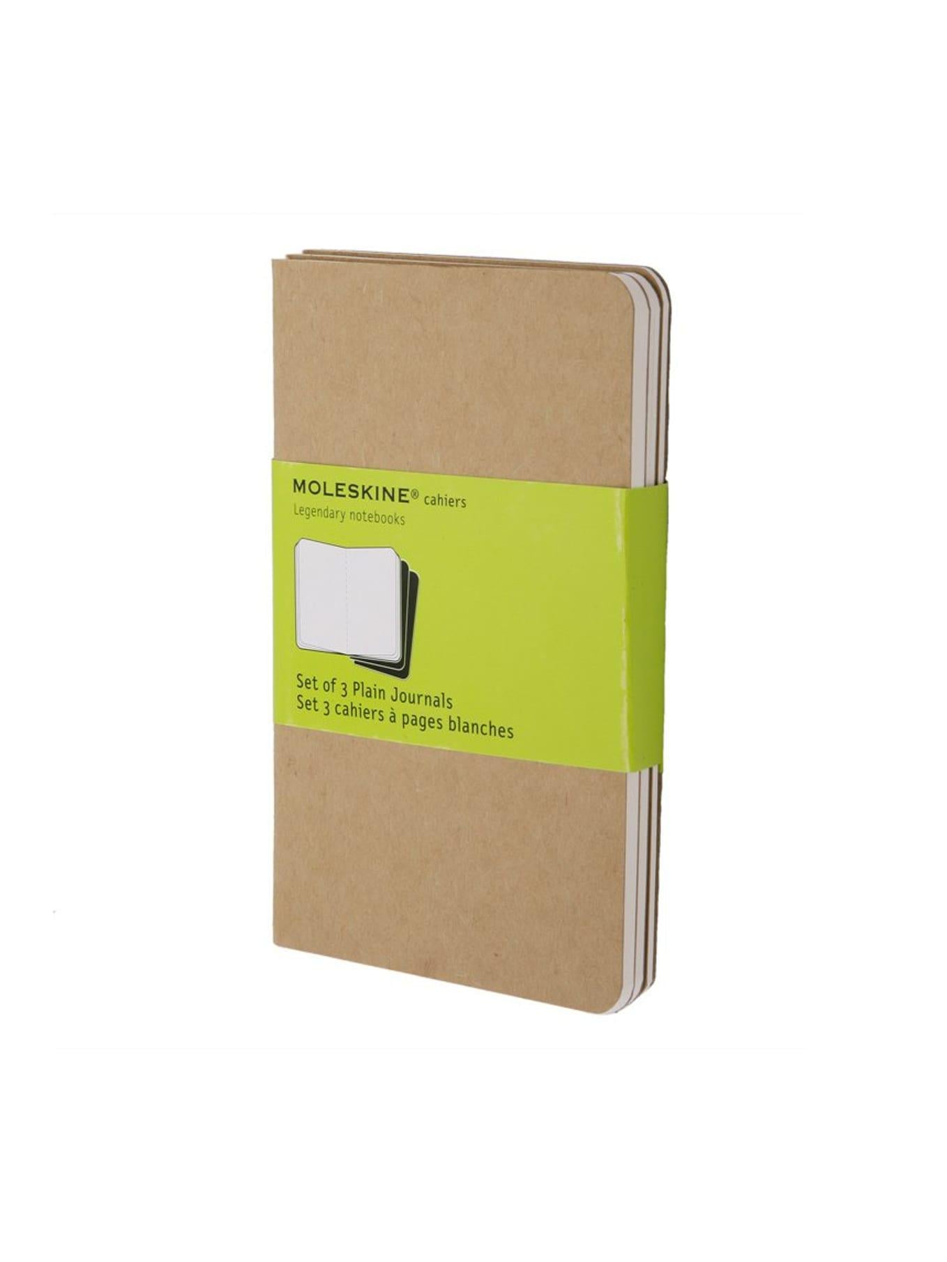Блокнот Moleskine Cahier карманный нелинированный Бежевый (QP413)
